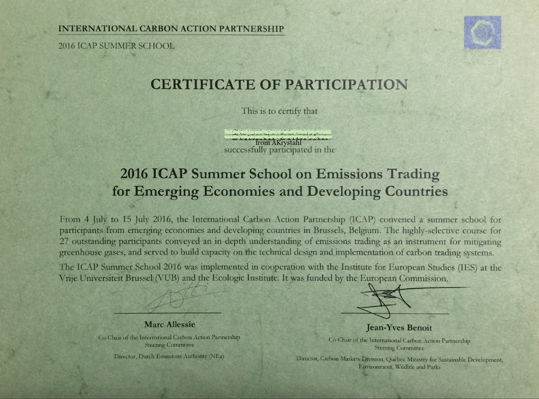 Carbon Management System Development